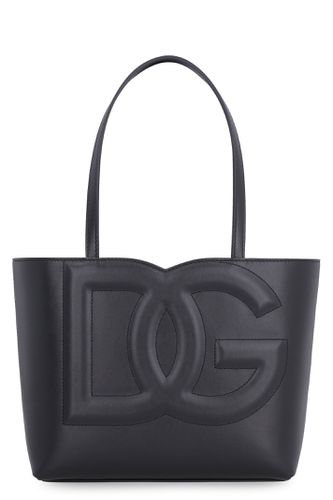 Logo Leather Tote Bag - Dolce & Gabbana - Modalova