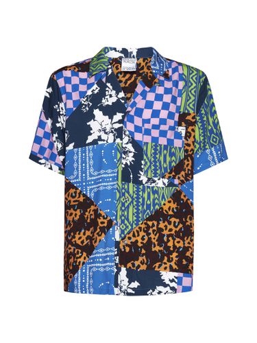 Patchwork Print Shirt - Marcelo Burlon - Modalova