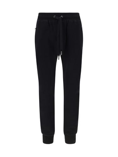 Jogging Pants With Logo Plaque - Dolce & Gabbana - Modalova