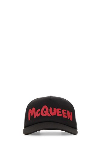 Graffiti Logo Printed Baseball Cap - Alexander McQueen - Modalova