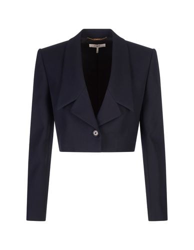 Spencer Short Jacket In Eclipse Blue - Chloé - Modalova