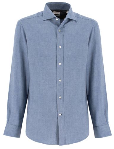 Long-sleeved Buttoned Shirt - Brunello Cucinelli - Modalova