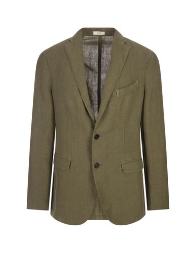 Military Linen Regular Fit Blazer - Boglioli - Modalova