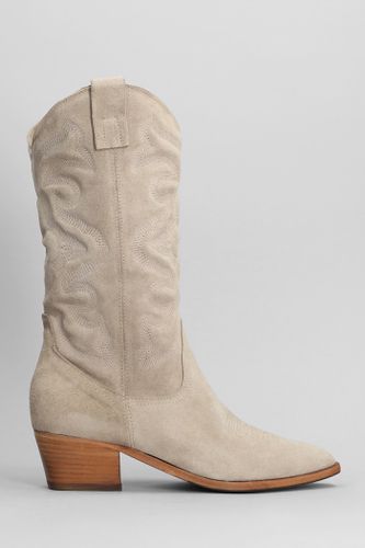 Texan Boots In Suede - Julie Dee - Modalova