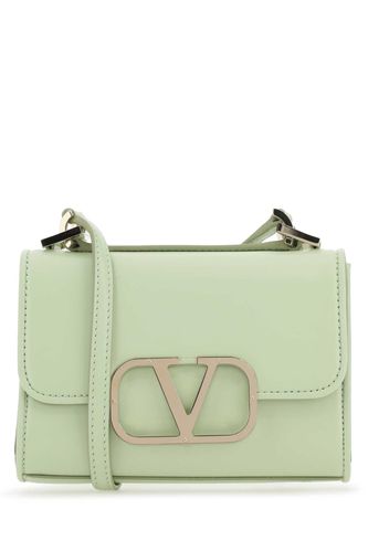 Pastel Green Vlogo Crossbody Bag - Valentino Garavani - Modalova