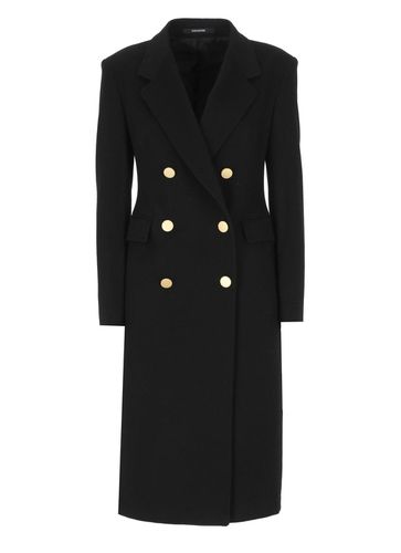 Peak-lapels Double-breasted Coat - Tagliatore - Modalova