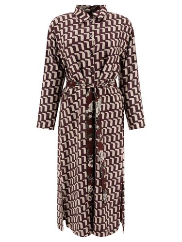 Micaela Belted Long-sleeved Reversible Dress - 'S Max Mara - Modalova