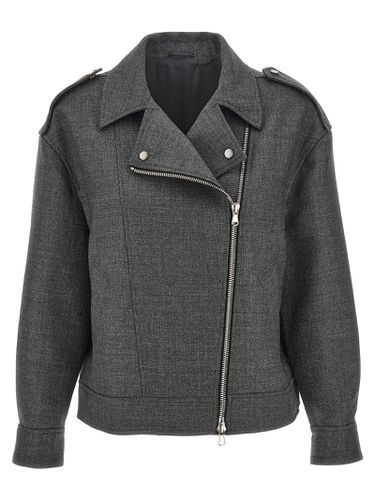 Wool Biker Jacker - Brunello Cucinelli - Modalova