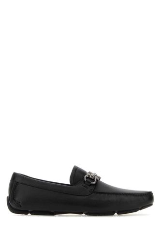 Black Leather Parigi New Loafers - Ferragamo - Modalova