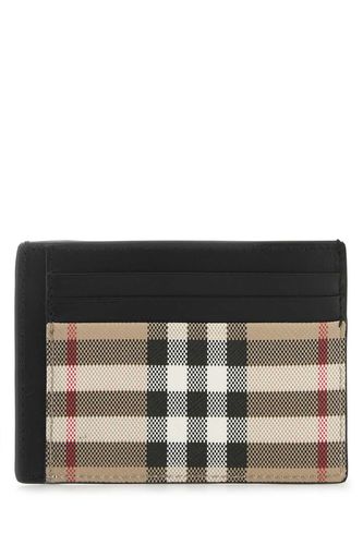 Printed E-canvas Card Holder - Burberry - Modalova