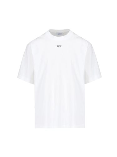 Off-White Logo T-shirt - Off-White - Modalova