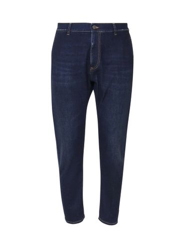 Jeff Jeans In Elastic Cotton Denim - Dondup - Modalova