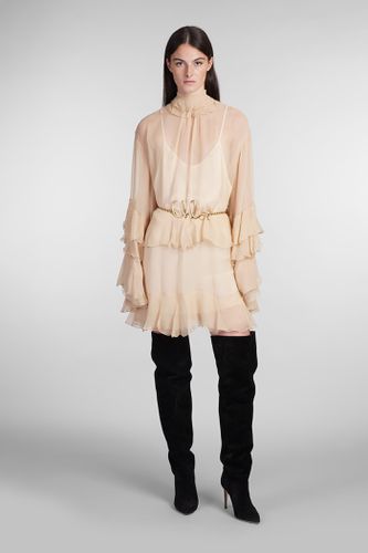 Chloé Dress In Beige Silk - Chloé - Modalova