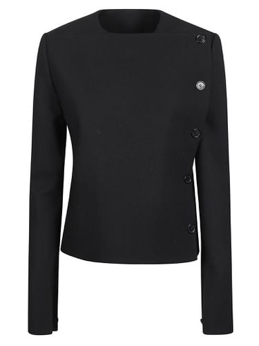 Oblique Tailored Wool Jacket - Courrèges - Modalova