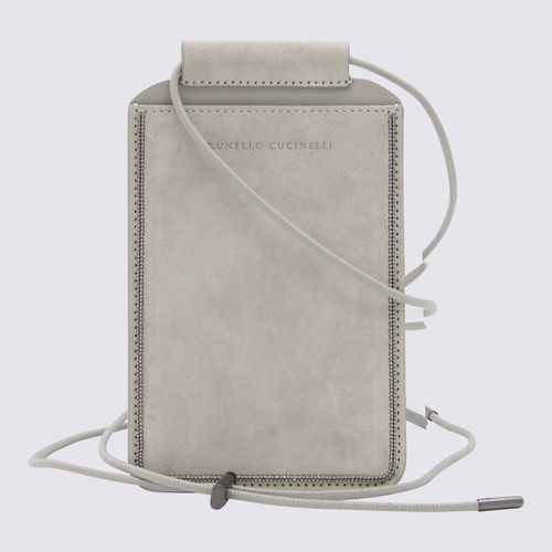 Grey Leather Case - Brunello Cucinelli - Modalova