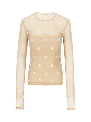 Floral Embroidered Long-sleeved Top - SportMax - Modalova