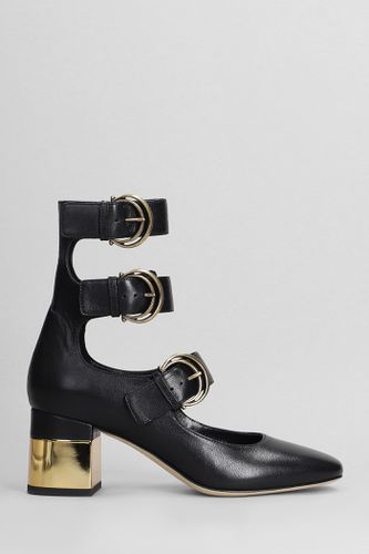 Chloé Alize Pumps In Black Leather - Chloé - Modalova