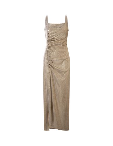 Lurex Sleeveless Long Dress - Paco Rabanne - Modalova