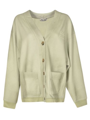 Miu Miu V-neck Buttoned Cardigan - Miu Miu - Modalova