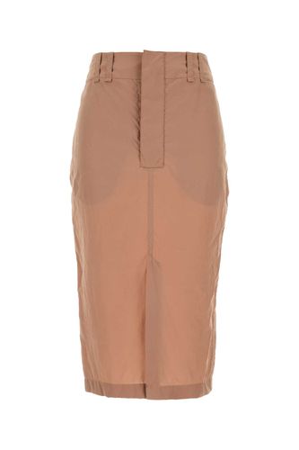 Saint Laurent Skin Pink Crepe Skirt - Saint Laurent - Modalova