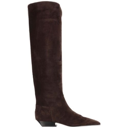 The Marfa Classic Flat Knee High Boots - Khaite - Modalova