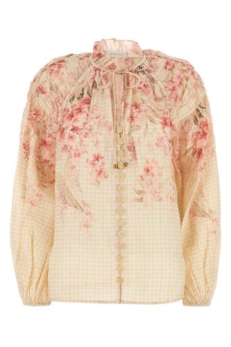 Printed Ramie Illuminate Blouse - Zimmermann - Modalova