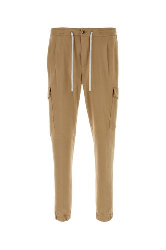 Camel Stretch Viscose Blend Joggers - PT Torino - Modalova