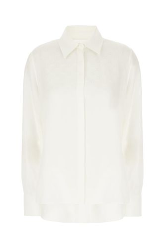 Ferragamo White Silk Shirt - Ferragamo - Modalova