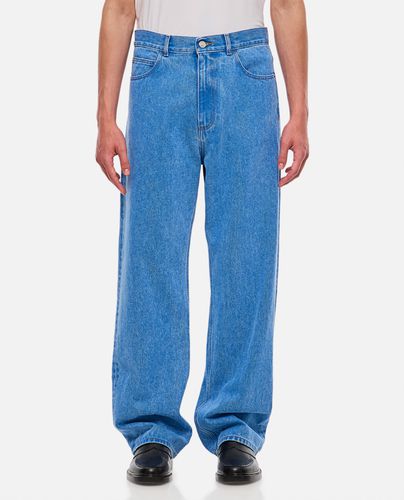 Marni Cotton Denim Trousers - Marni - Modalova