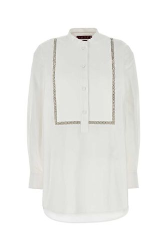 Gucci White Poplin Shirt - Gucci - Modalova