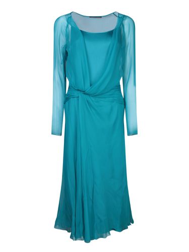 Chiffon Midi Dress - Alberta Ferretti - Modalova