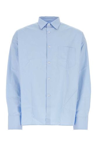 Prada Light Blue Poplin Shirt - Prada - Modalova