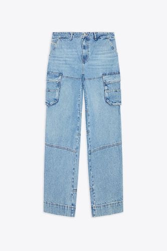 D-fish-cargo L.32 Light blue baggy cargo jeans - D Fish Cargo - Diesel - Modalova