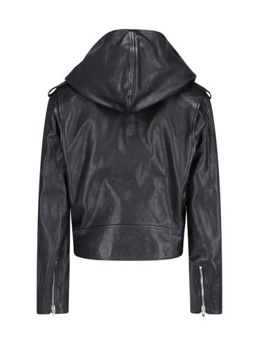 Alaia biker Hooded Jacket - Alaia - Modalova