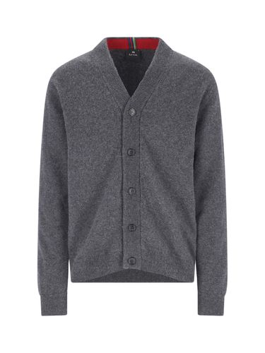 Merino Wool Cardigan - PS by Paul Smith - Modalova