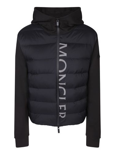 Moncler Black Zip Up Cardigan - Moncler - Modalova