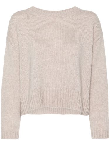 Light Grey Alpaca Wool-blend Sweater - Herno - Modalova