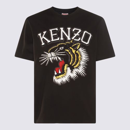 Kenzo Black Cotton Tiger T-shirt - Kenzo - Modalova