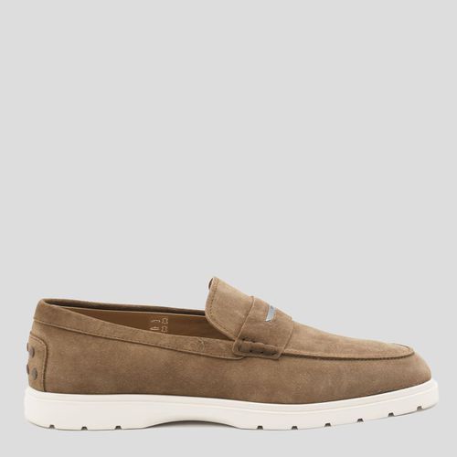 Tod's Brown Suede Loafers - Tod's - Modalova