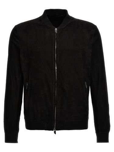 Suede Bomber Jacket - Salvatore Santoro - Modalova