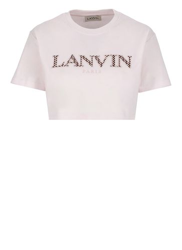 Lanvin Cotton Cropped T-shirt - Lanvin - Modalova
