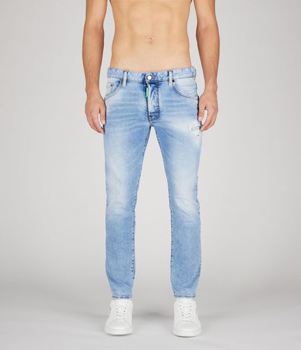 Light Blue Five-pocket Jeans - Dsquared2 - Modalova