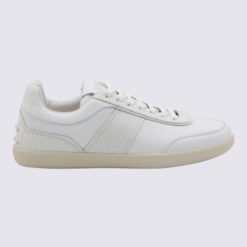 Tod's White Leather Sneakers - Tod's - Modalova