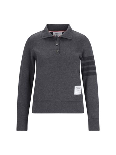 Thom Browne Polo 4-bar - Thom Browne - Modalova