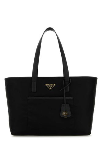 Prada Black Re-nylon Shopping Bag - Prada - Modalova