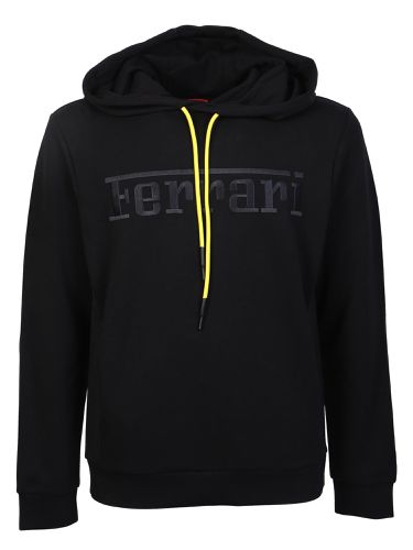 Ferrari Black Logo Sweatshirt - Ferrari - Modalova