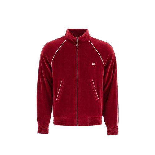 Celine Triomphe Velvet Swetshirt - Celine - Modalova
