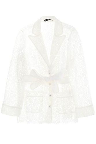 Pajama Shirt In Cordonnet Lace - Dolce & Gabbana - Modalova