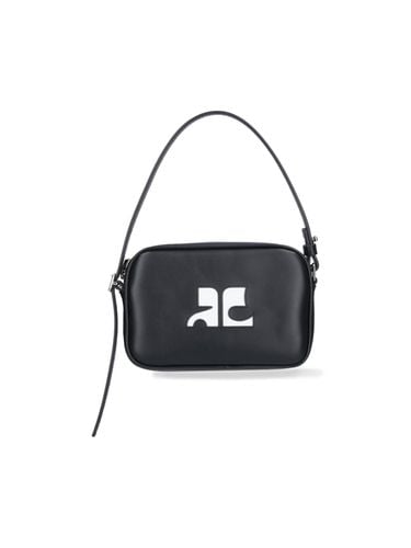 Slim Leather Camera Shoulder Bag - Courrèges - Modalova