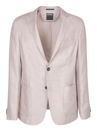 Zegna Wool-linen Beige Blazer - Zegna - Modalova